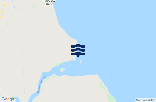 Port of Saint Lawrence, Australia tide times map