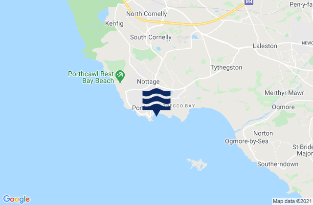 Porthcawl Harbour, United Kingdom tide times map