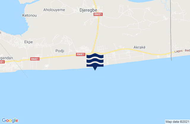 Porto-Novo, Benin tide times map