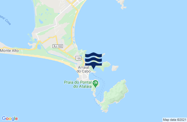 Porto Do Forno, Brazil tide times map