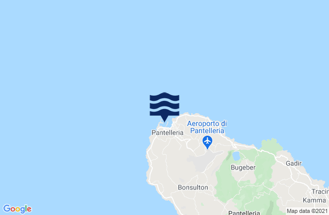 Porto di Pantelleria, Italy tide times map