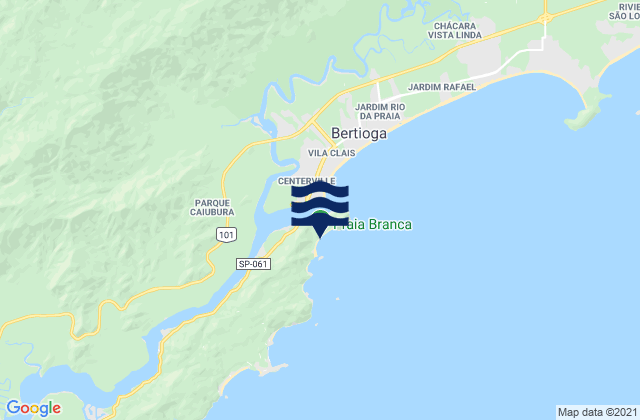 Praia Branca, Brazil tide times map