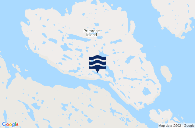 Primrose Island, Canada tide times map