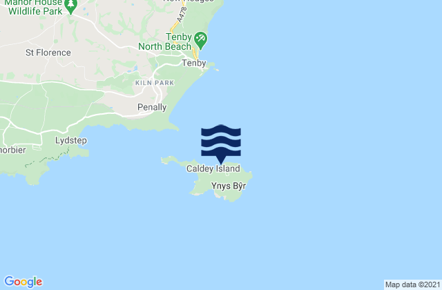 Priory Bay Beach, United Kingdom tide times map
