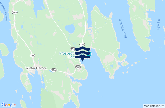 Prospect Harbor, United States tide chart map