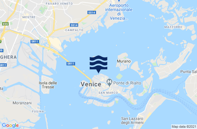Provincia di Venezia, Italy tide times map