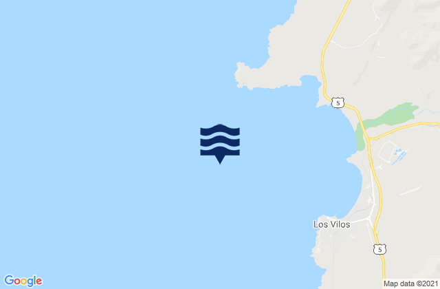 Puerto Los Vilos, Chile tide times map