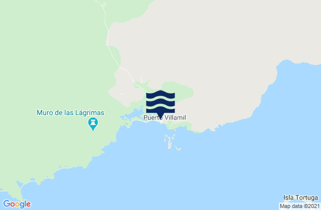 Puerto Villamil, Ecuador tide times map