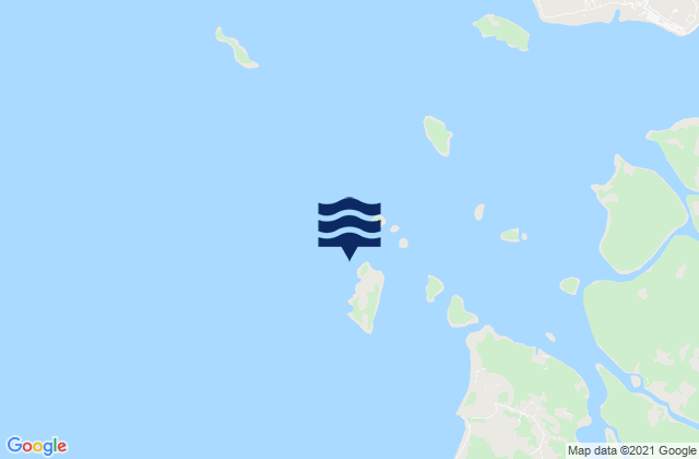Pulo Kenipaan Gelam Strait, Indonesia tide times map