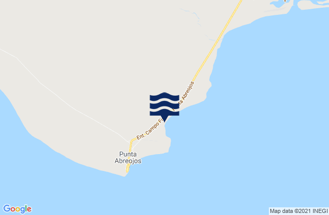 Punta Abreojos, Mexico tide times map
