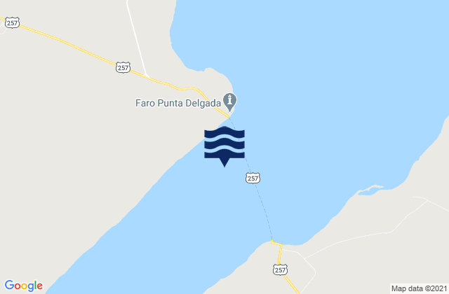 Punta Delgada, Chile tide times map