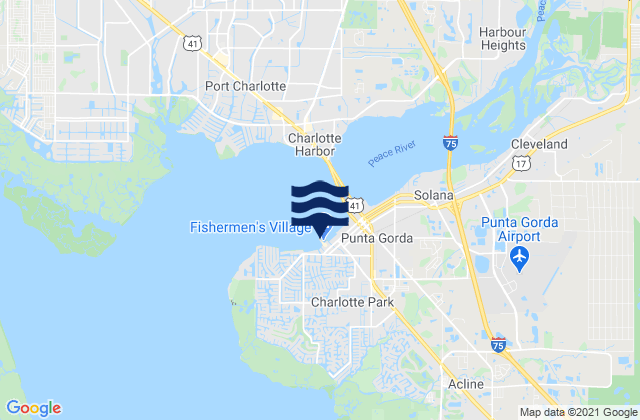Punta Gorda (Charlotte Harbor), United States tide chart map