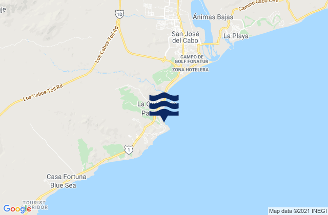 Punta Palmilla, Mexico tide times map