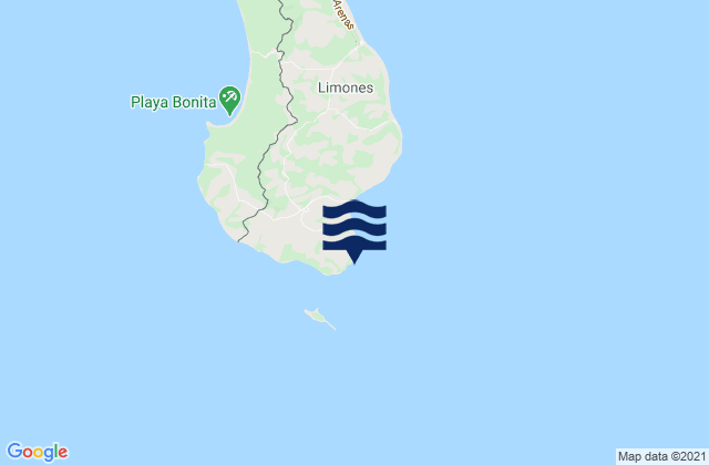 Punta de Burica, Panama tide times map