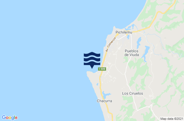 Punta de Lobos, Chile tide times map