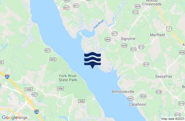 Purtan Island 0.2 mile southwest of, United States tide chart map