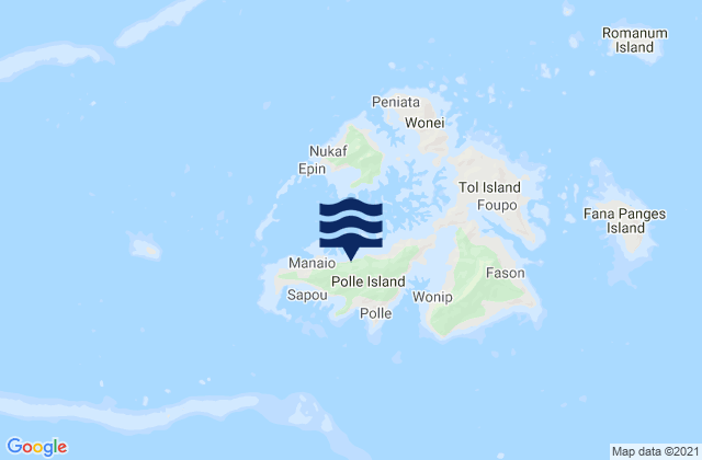 Pwene Municipality, Micronesia tide times map