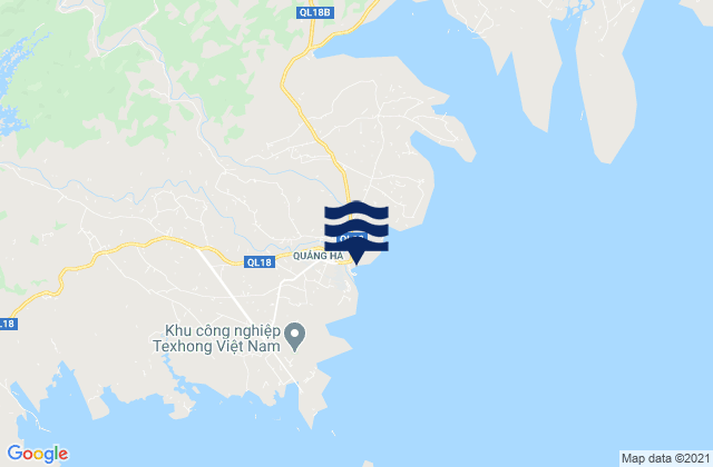 Quang Ha, Vietnam tide times map