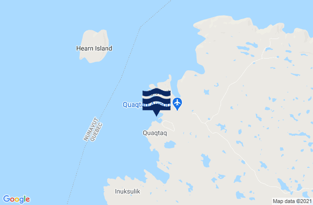 Quaqtaq, Canada tide times map