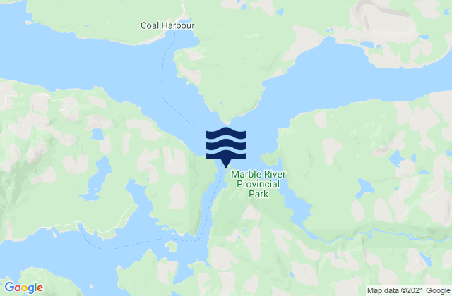 Quatsino Narrows, Canada tide times map