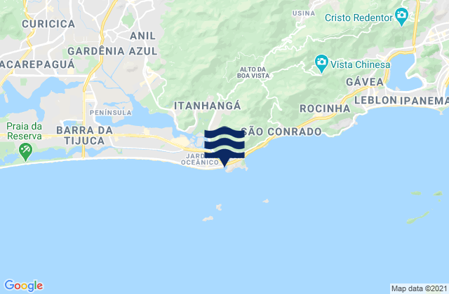 Quebra Mar, Brazil tide times map