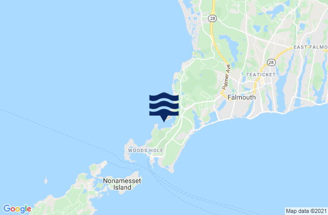 Quissett Harbor, United States tide chart map