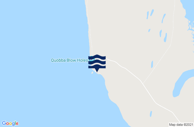 Quobba Lighthouse, Australia tide times map