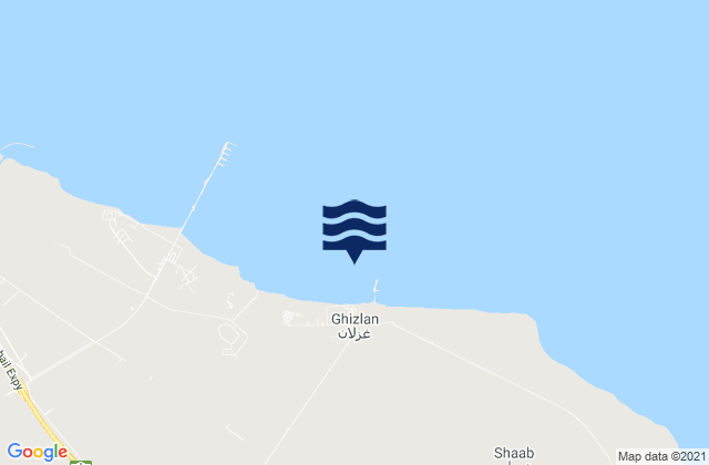 Ra's al Qulay'ah, Saudi Arabia tide times map