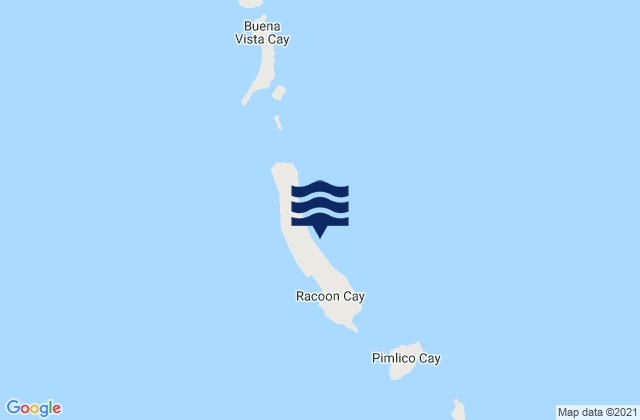 Ragged Island District, Bahamas tide times map