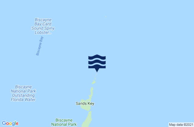 Ragged Keys Biscayne Bay, United States tide chart map