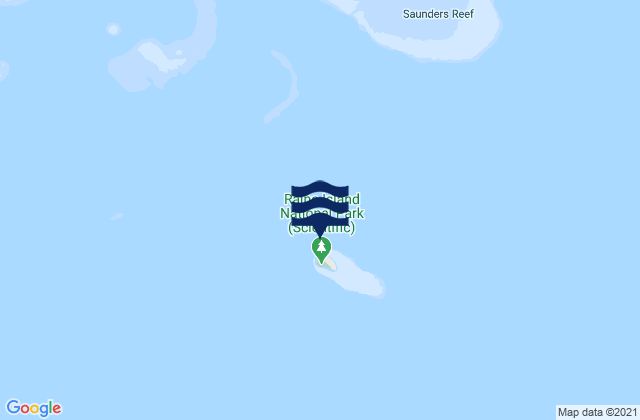 Raine Island, Australia tide times map