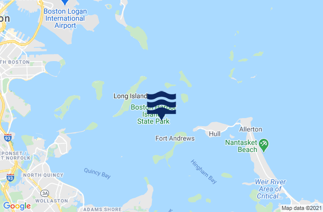 Rainsford Island 0.4 n.mi. SE of, United States tide chart map