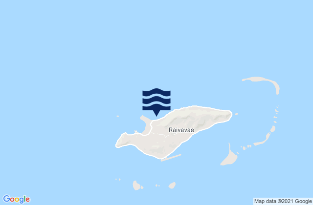 Raivavae, French Polynesia tide times map
