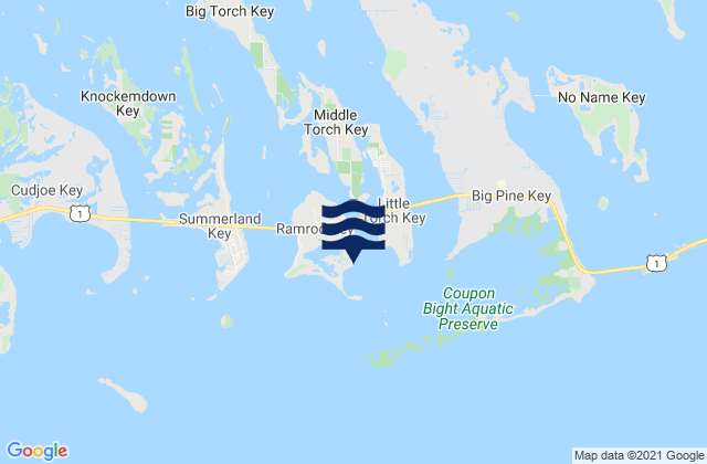 Ramrod Key Newfound Harbor, United States tide chart map