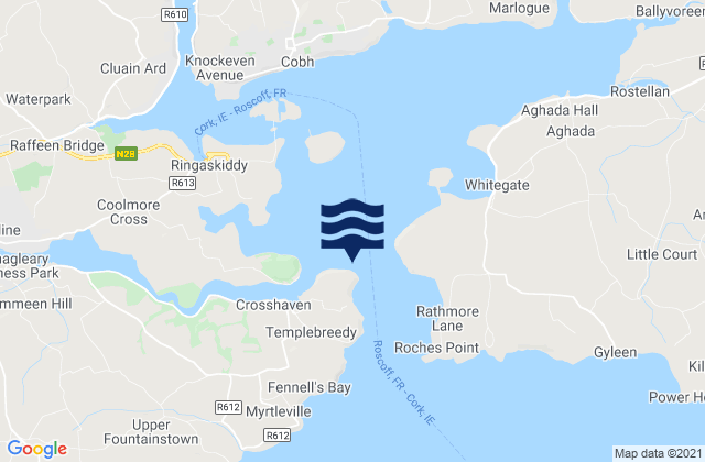 Rams Head, Ireland tide times map