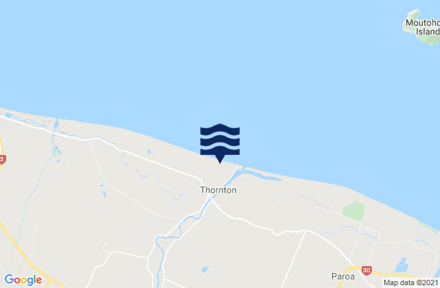 Rangitaiki River, New Zealand tide times map