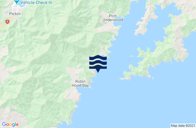 Rangitane Bay, New Zealand tide times map