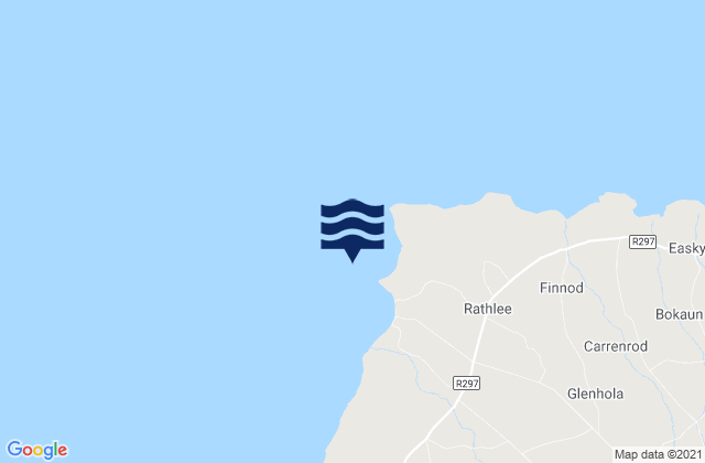 Rathlee Head, Ireland tide times map