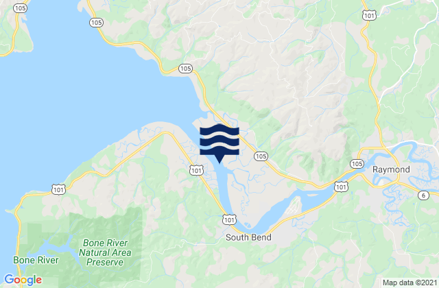 Raymond (Willapa River), United States tide chart map