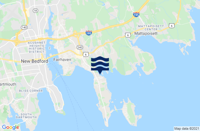 Raymond Street, United States tide chart map