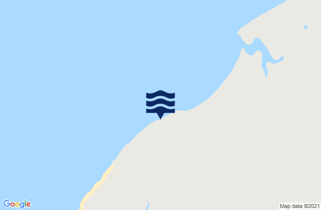 Red Bluff, Australia tide times map