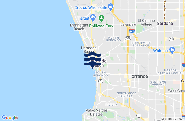 Redondo Beach's Tide Charts, Tides for Fishing, High Tide