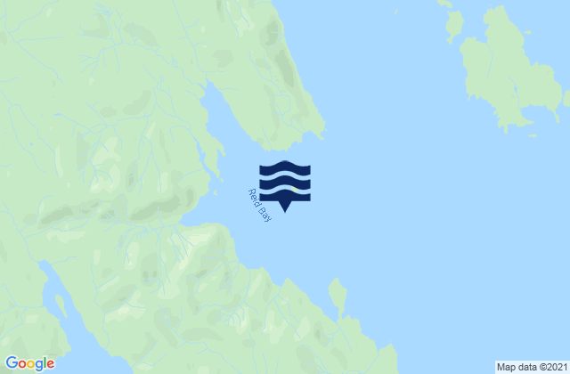 Reid Bay, United States tide chart map