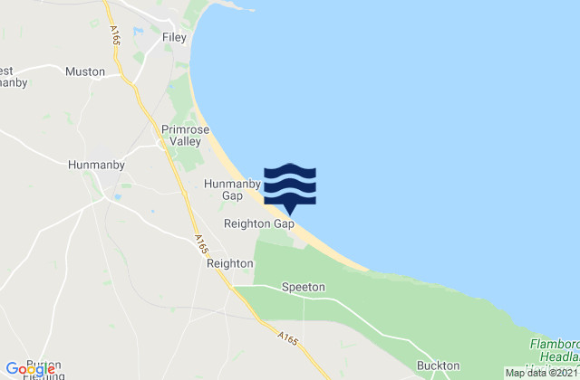 Reighton Sands Beach, United Kingdom tide times map