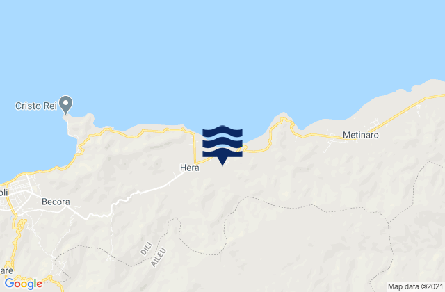 Remexio, Timor Leste tide times map