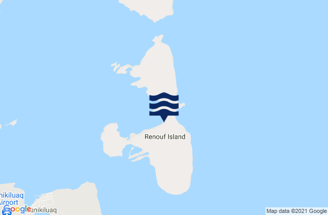 Renouf Island, Canada tide times map