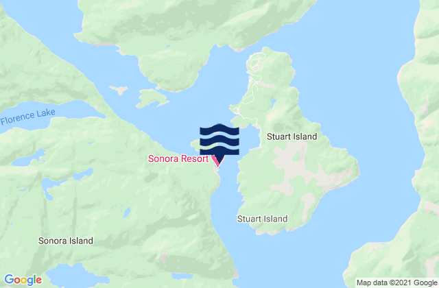 Resor Island, Canada tide times map