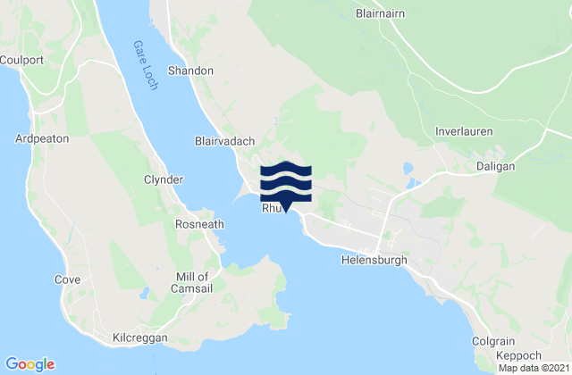 Rhu Marina, United Kingdom tide times map
