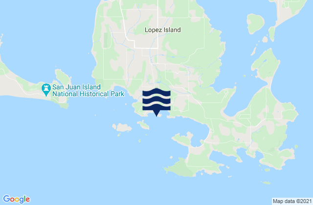 Richardson Lopez Island, United States tide chart map