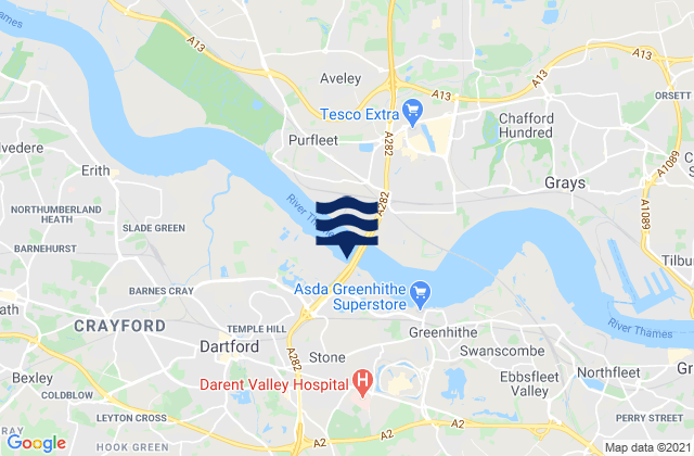 Richmond Lock, United Kingdom tide times map